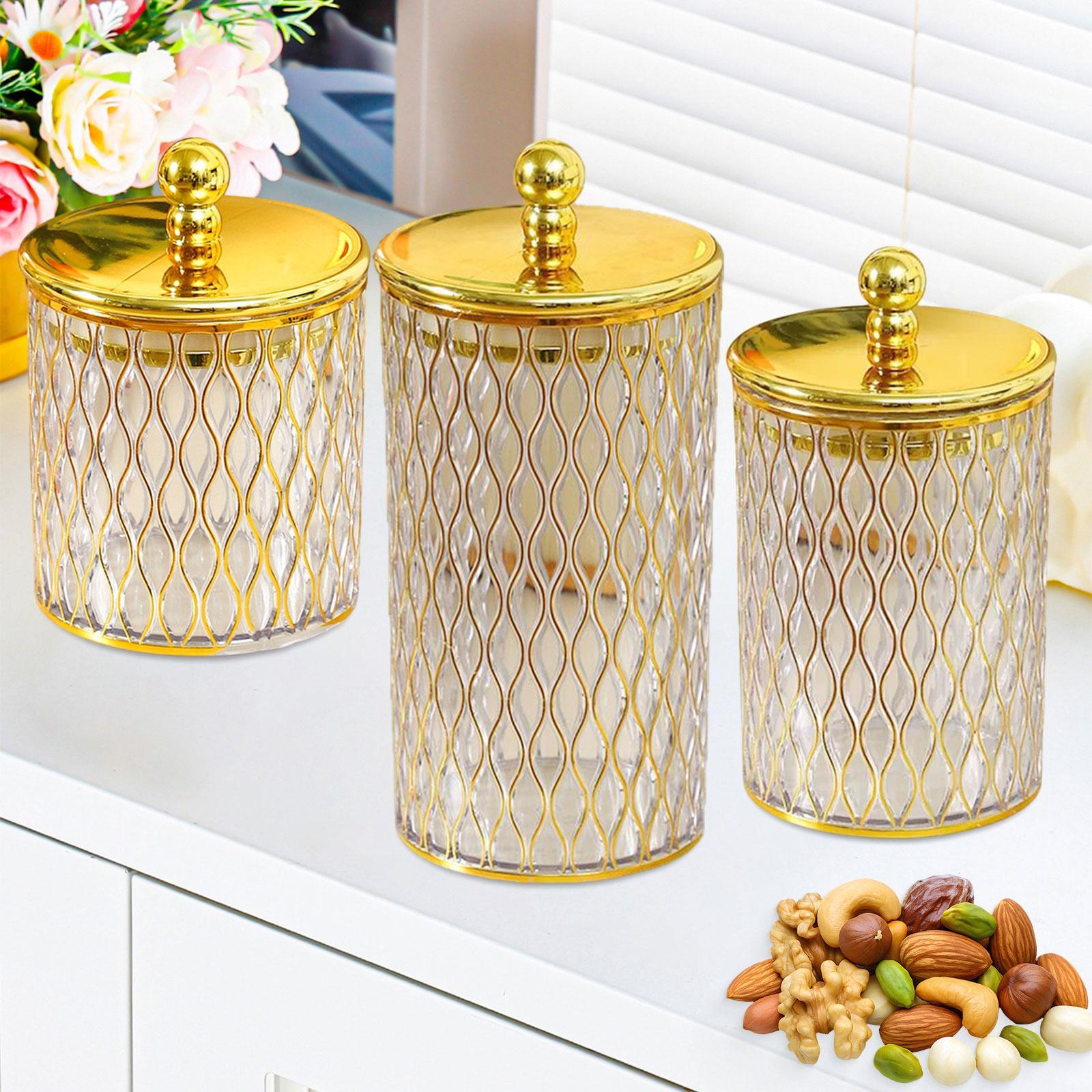 Food Storage Practices - 3x Lebensmittel-Aufbewahrungsgläser mit Deckel, vielseitige praktische
