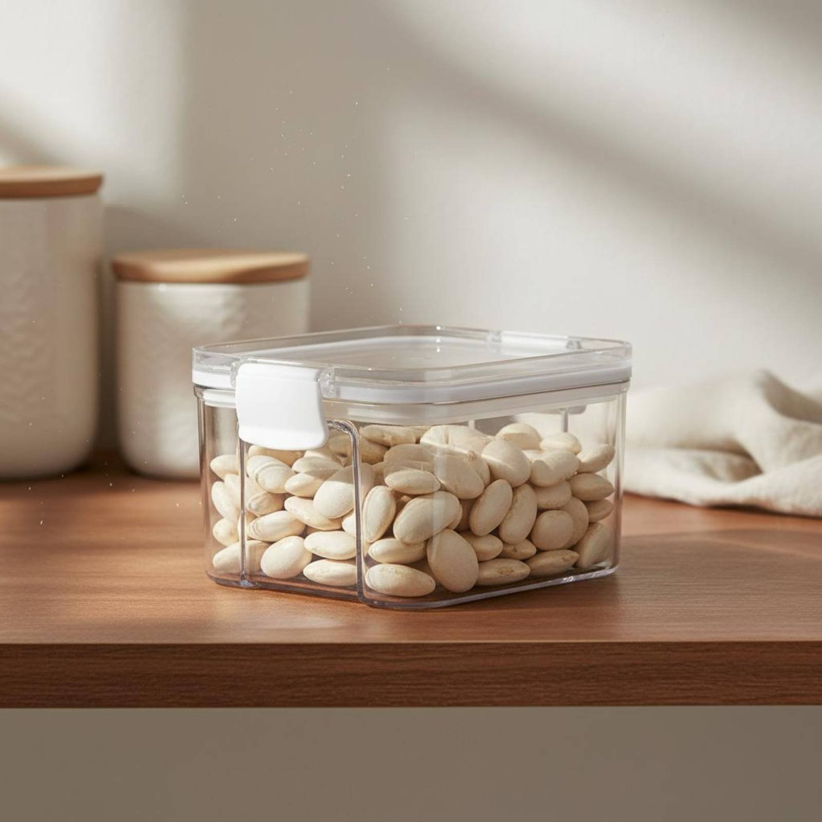 Food Storage Container - Luftdichter Lebensmittelbehälter, feuchtigkeitsbeständiger, versiegelter Getreidebehälter, transparenter
