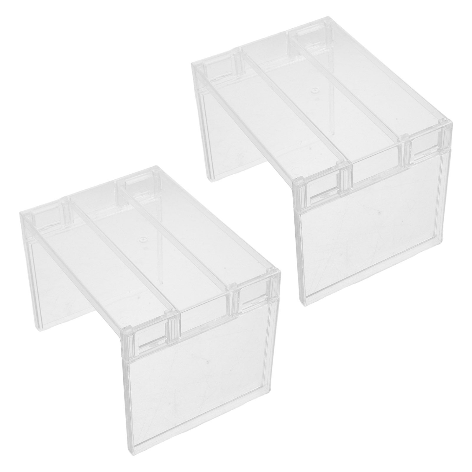 Food Storage Refrigerator - 2er-Set Kühlschrank-Organizer-Regal, transparentes Aufbewahrungsregal, Gefrierschrank-Erhöhung, herausnehmbare