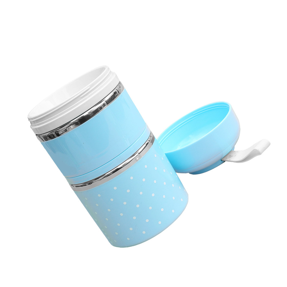 Food Storage Hot Box - 1000ml Edelstahl Isolierter Lunchbehälter Doppelwandige Thermische
