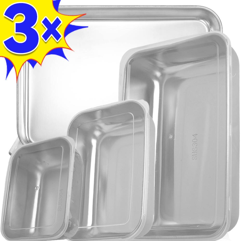 Food Storage Quart - Edelstahl Lebensmittel Lagerung Box Frische-halten Box