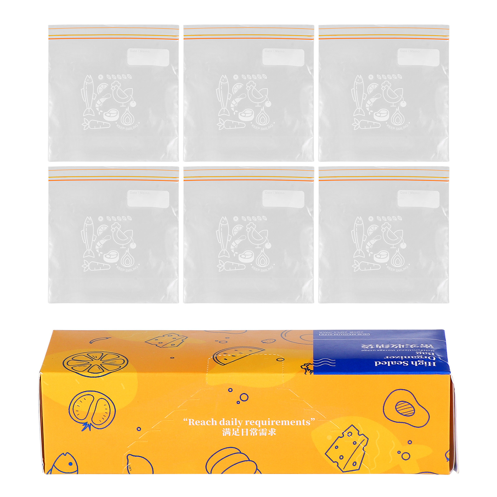 Lock And Lock Food Storage - 30 Stück Frischhaltebeutel Transparente Beutel für