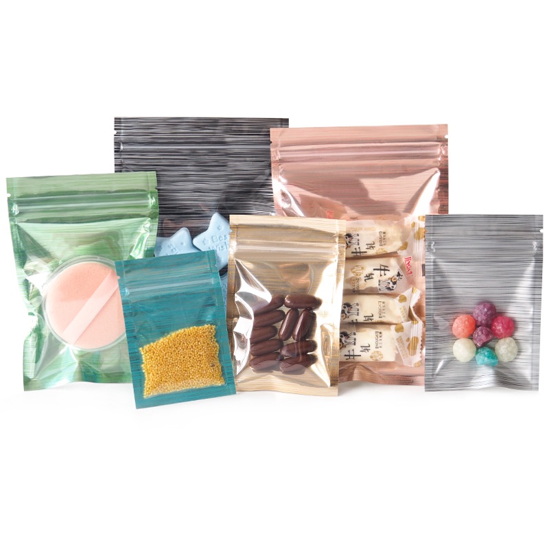 Food Storage Mylar Bags - 2000 Teile/los 4 Größe Wiederverschließbare Aluminiumfolie