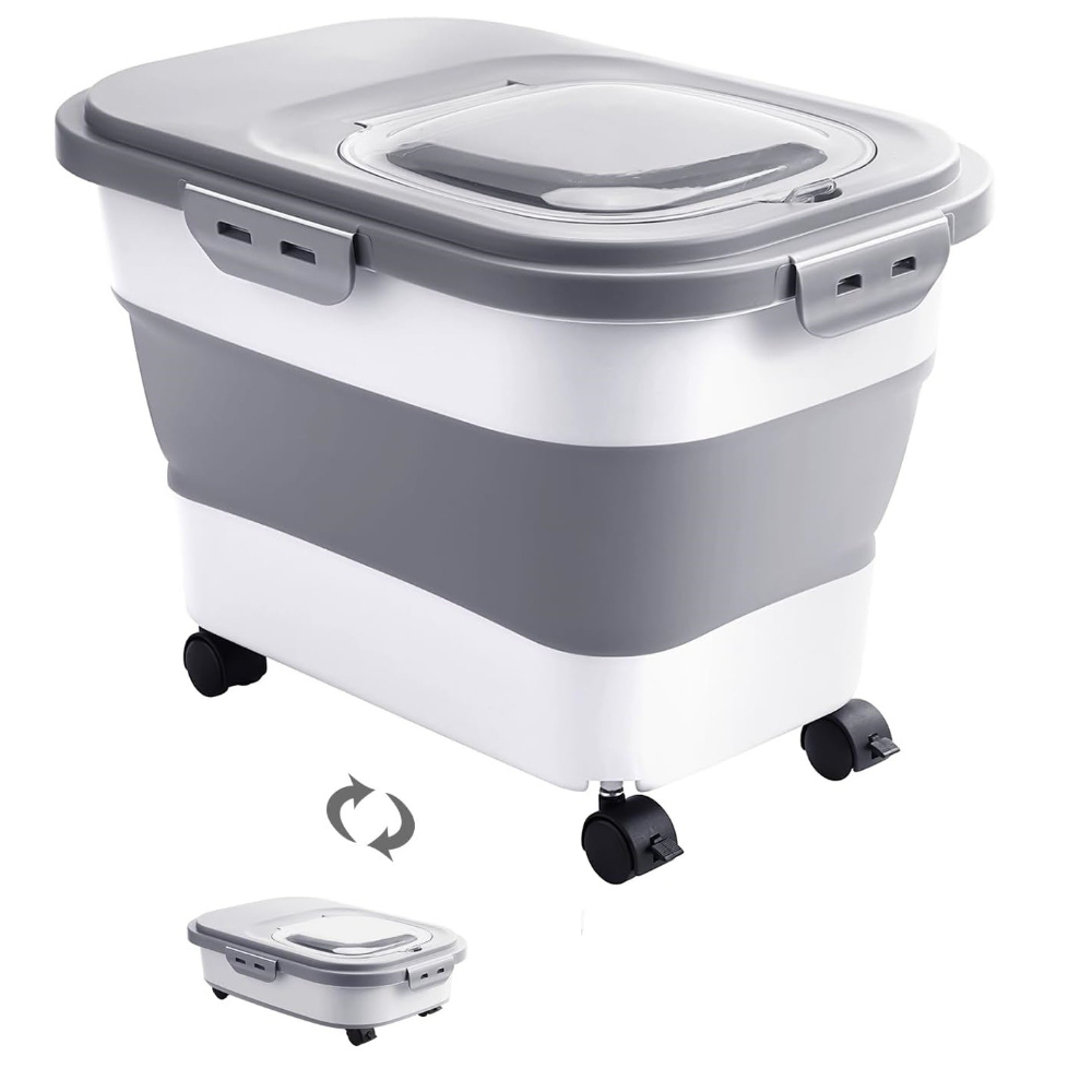 Xl Food Storage Containers With Lids - Aufbewahrungsbehälter für Katzen und Hunde mit