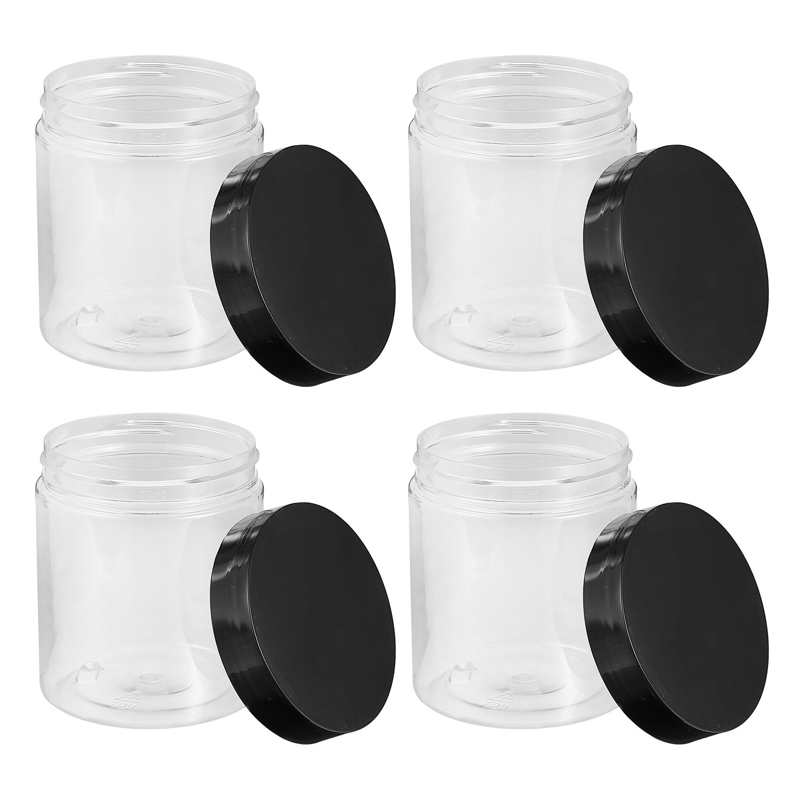 Food Storage Container - 12 Stück durchsichtige, luftdichte Kunststoffbehälter zur