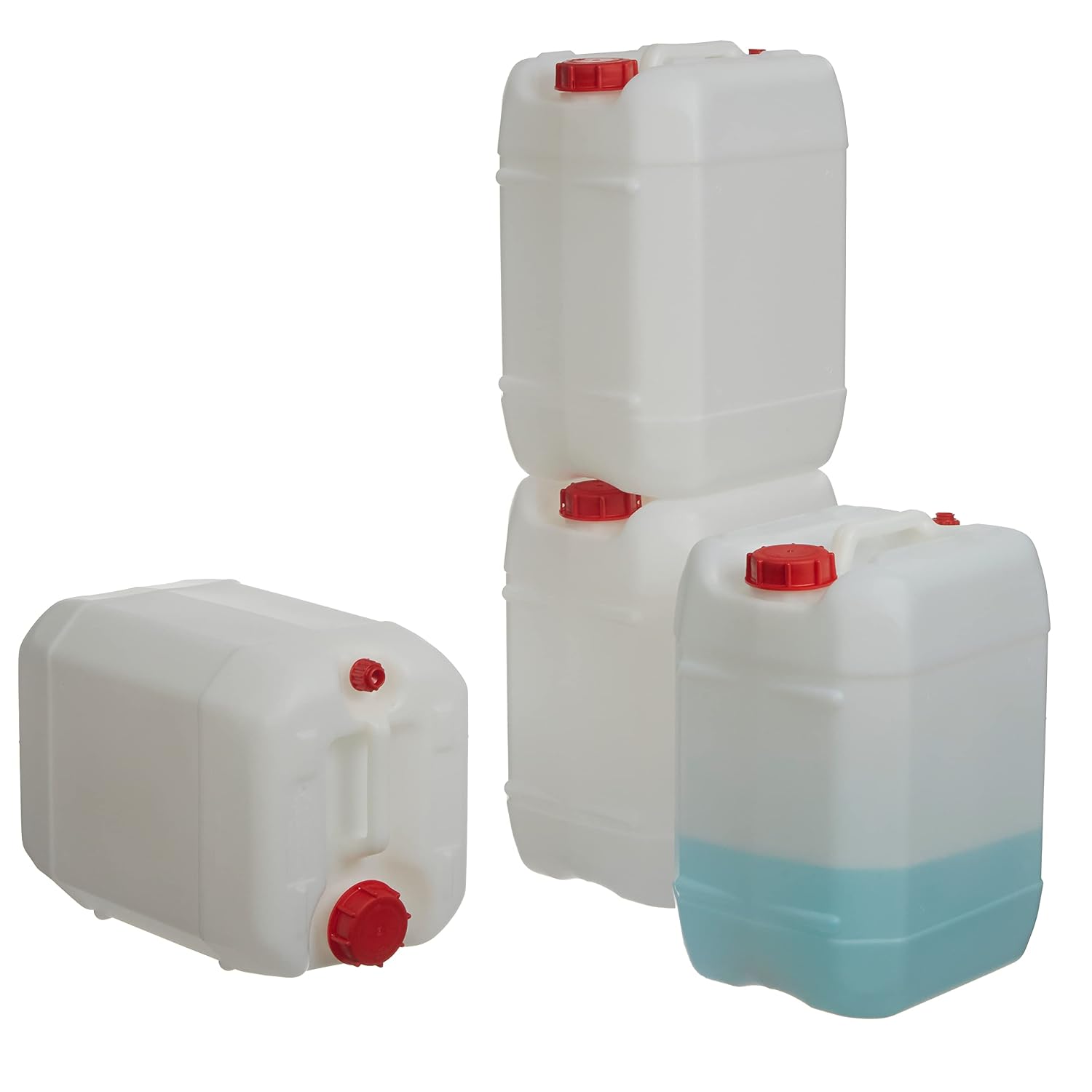 Food Storage Container - 5-Gallonen stapelbarer Kunststoff-Karboy-Behälter, auslaufsicherer, dichtungsversiegelter Deckel,