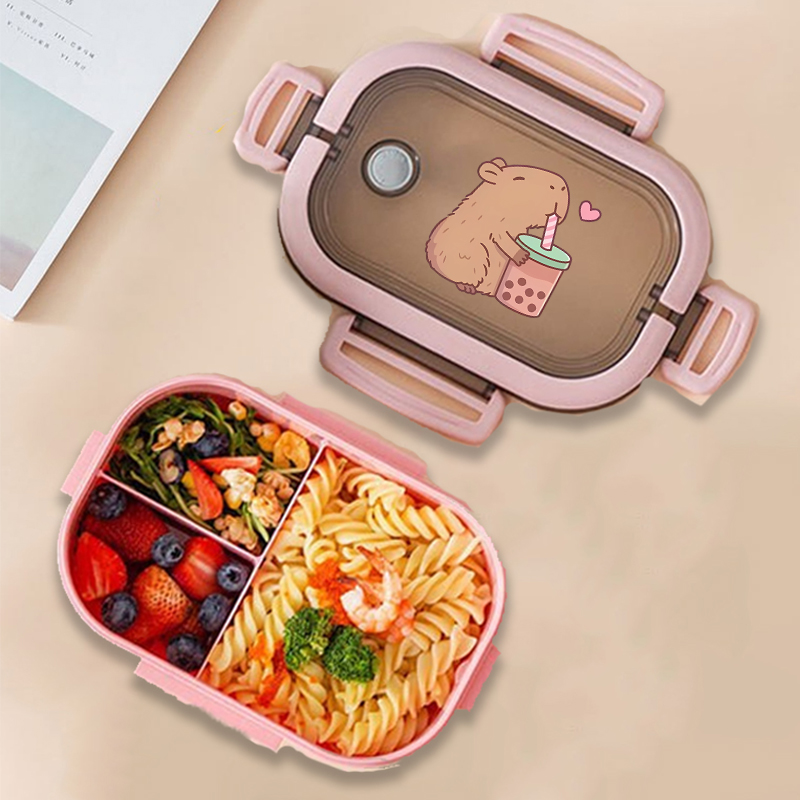 Food Storage Container - Capybara Bento Lunchbox Anime Tiere Drucken
