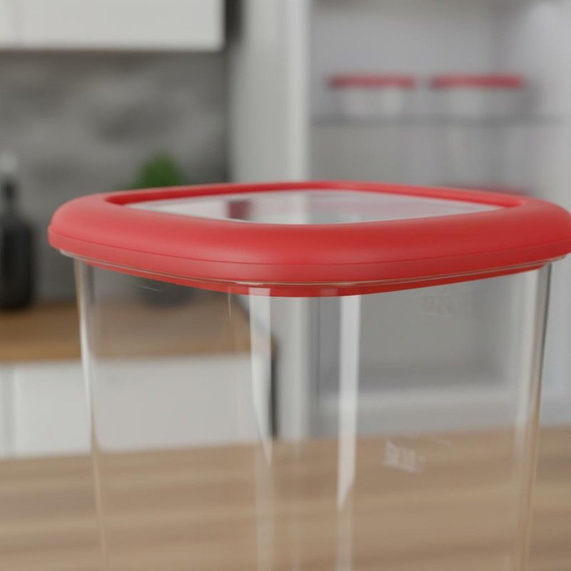 Food Storage Airtight - 6-teiliges Luftdichtes Lebensmittel-Aufbewahrungsbehälter-Set Durchsichtiges Design Plastik