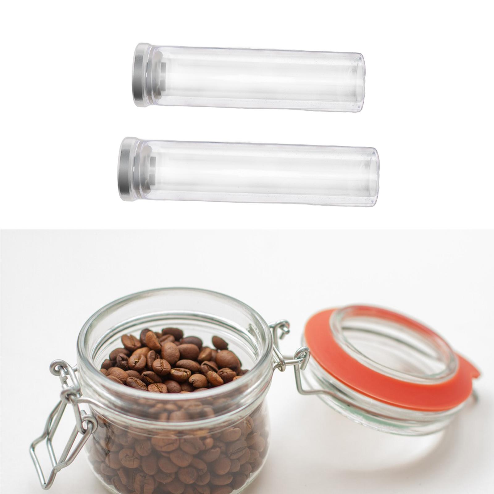 Food Storage Youtube - Einzeldosis-Aufbewahrungsrohr für Kaffeebohnen, Mehrzweck-Aufbewahrungsregal, Kaffeebohnenbehälter für