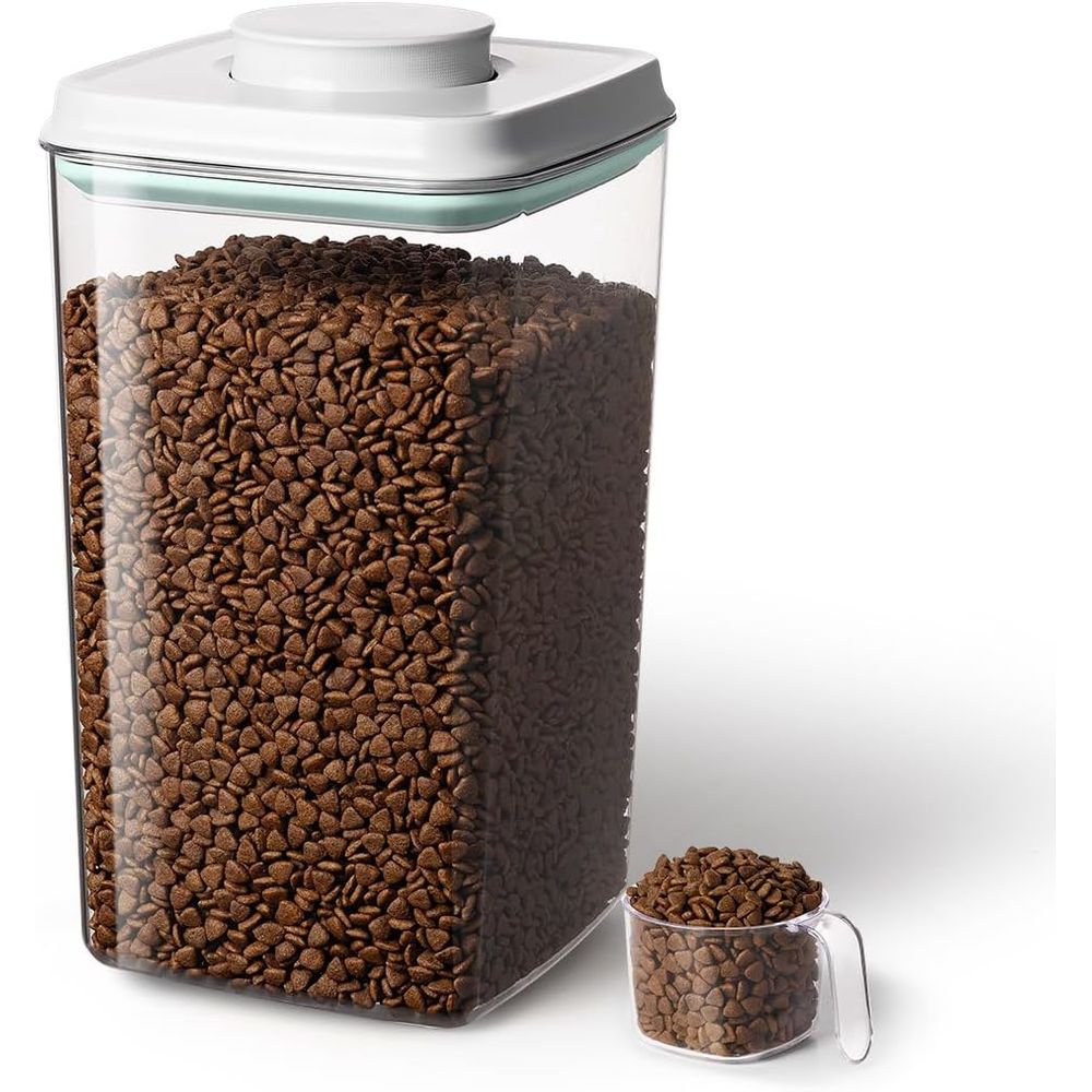 Food Storage With Scoop - 130ml Schaufelbehälter – 4L/4,2qt Luftdichter Hundefutterbehälter