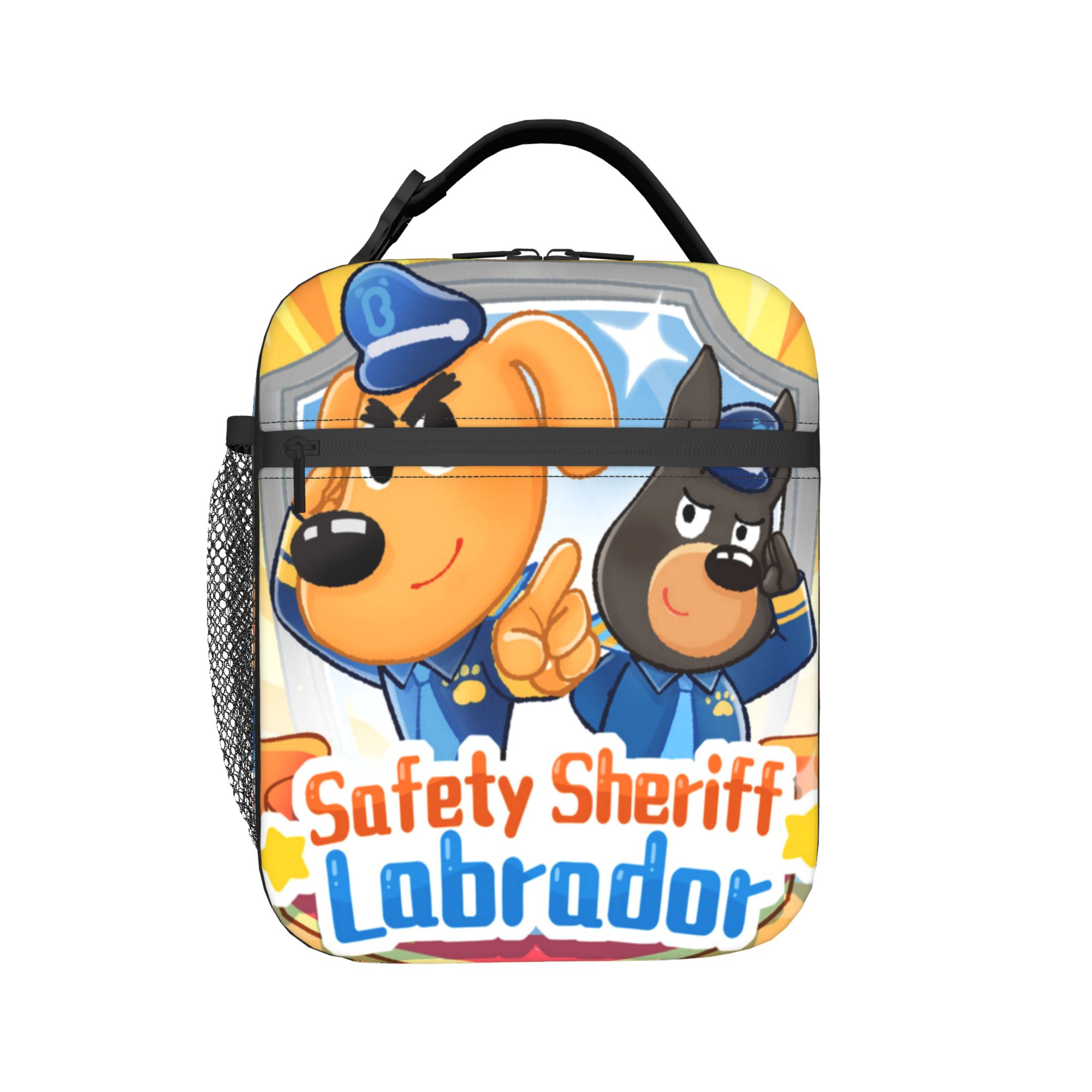 Food Storage And Safety - Safety Sheriff Labrador Isolierte Lunchtaschen für