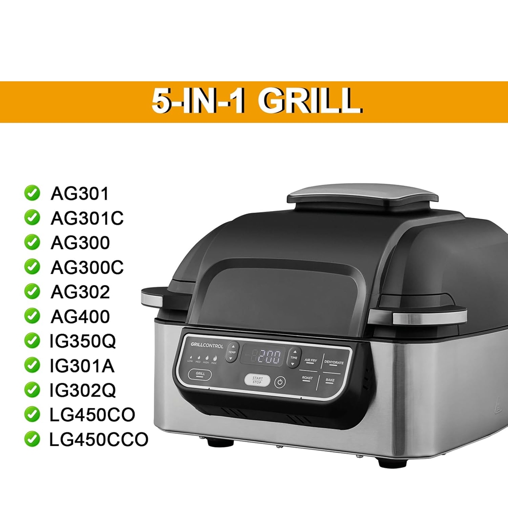 Ninja Air Fryer Af300 - M02K-Spritzschutz und Grillplatte aus Edelstahl für