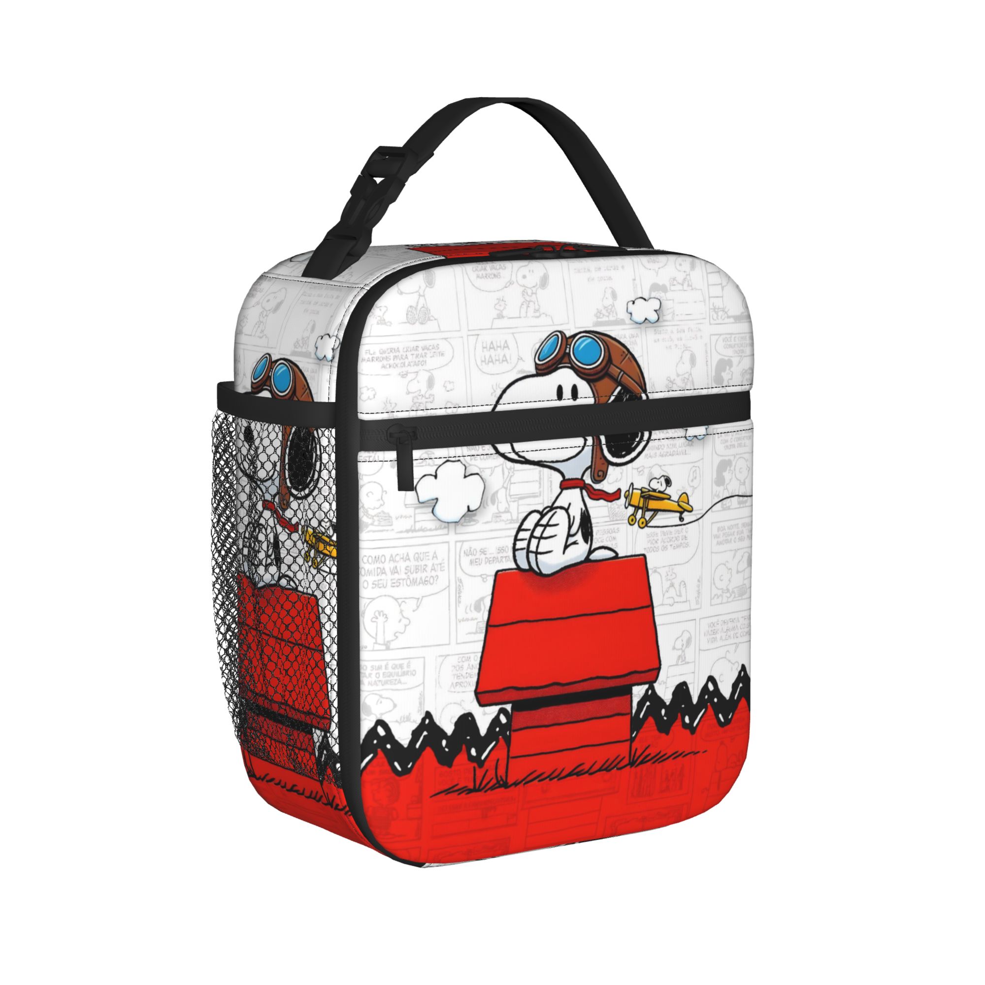 Food Storage Bags Reusable - Halloween Snoopys Isolierte Lunch-Taschen, Thermotasche, Wiederverwendbar,