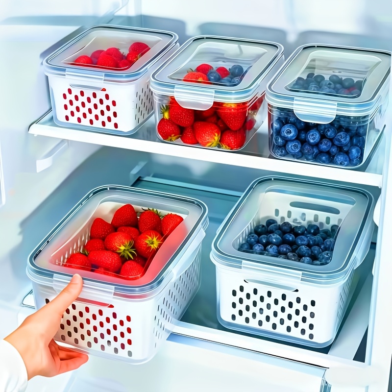 Food Storage Jar Set - 4-teiliges Set Auslaufsichere Lebensmittelbehälter - Luftdichte,