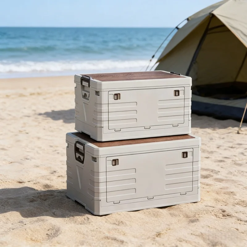 Food Storage Quart - Auto-Aufbewahrungsbox für Outdoor-Camping, Faltbare Aufbewahrungsbox mit