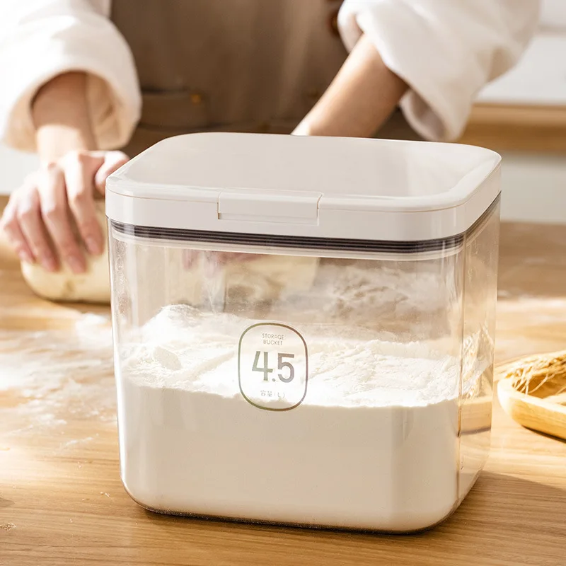 Food Storage Drums - Versiegelter Mehleimer für den Haushalt, Lebensmittelqualität,
