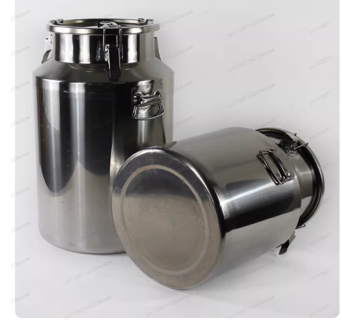 Food Storage Drums - 50LB 304 Edelstahl-Versiegelte Trommel – 25L
