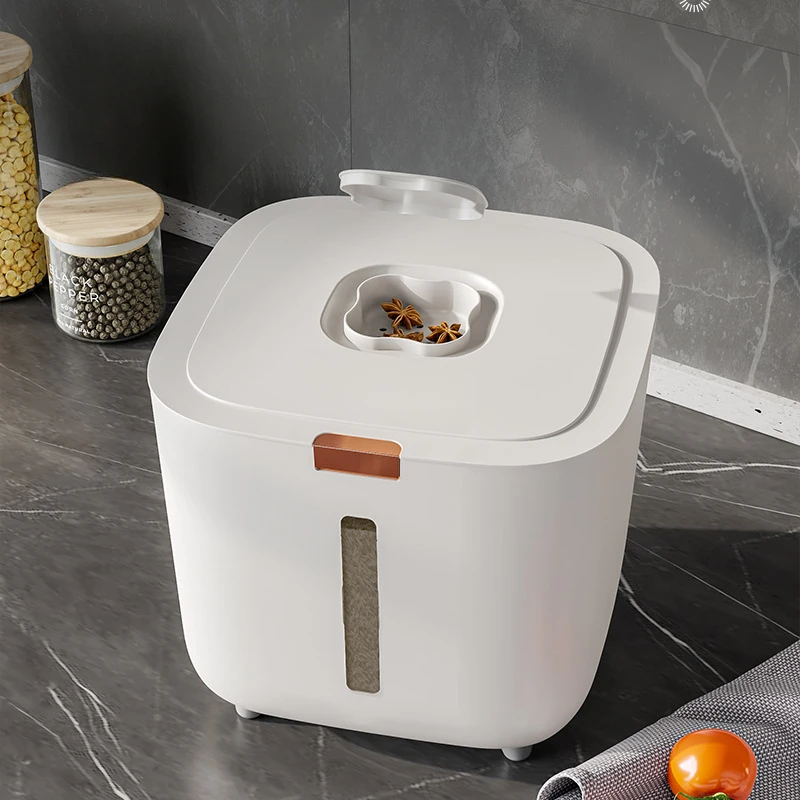 Food Storage Jar Set - 1 Stück verdickter, feuchtigkeitsbeständiger Reiskübel mit
