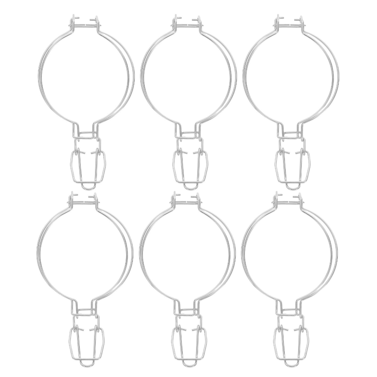 6 Stück Edelstahl-Schnappversc – Food Storage Jar Glass Bewertung und Preis