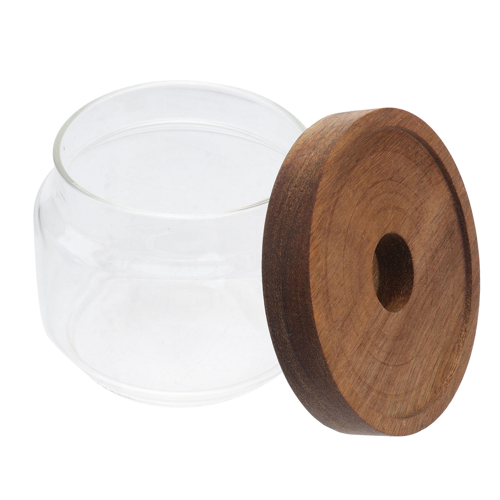350ml Klarer Hitzebeständiger  – Food Storage Jars With Wooden Lids Bewertung und Preis