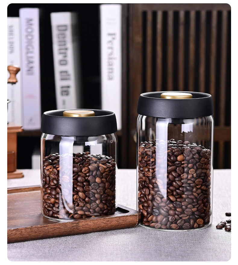 Kaffeebohnen-Aufbewahrungsglas – Food Storage Jar Glass Bewertung und Preis