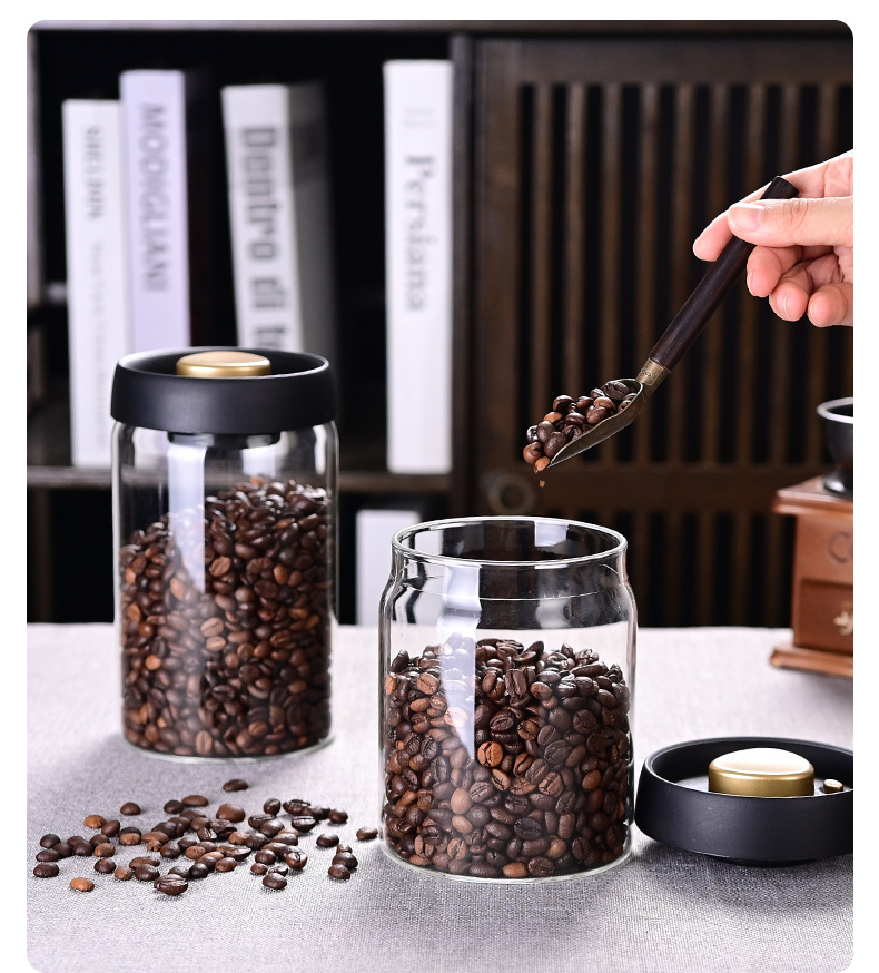 Kaffeebohnen-Aufbewahrungsglas – Food Storage Jar Glass Bewertung und Preis