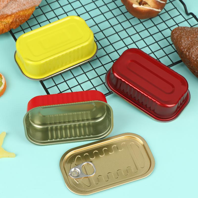 2 Stück rechteckige leere Mini – Food Storage Aluminum Bewertung und Preis