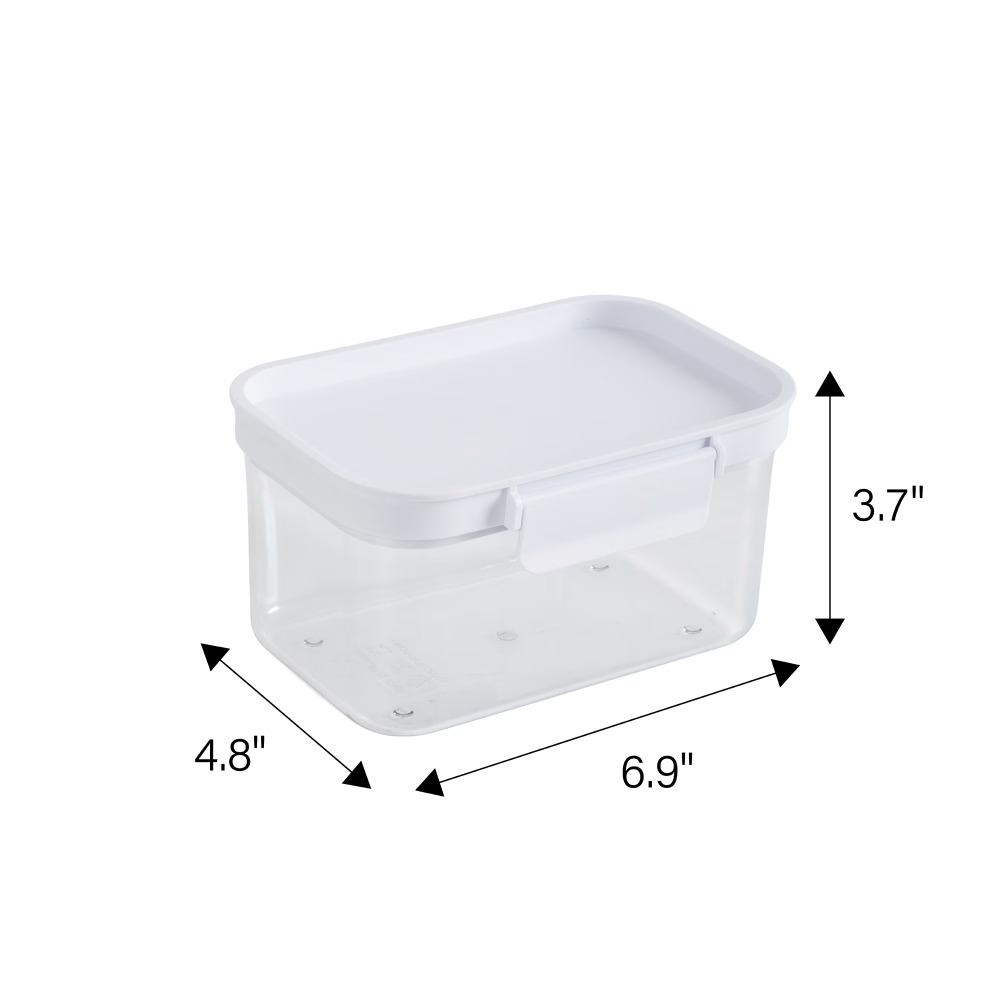 Kleiner rechteckiger Kunststof – Food Storage Airtight Bewertung und Preis