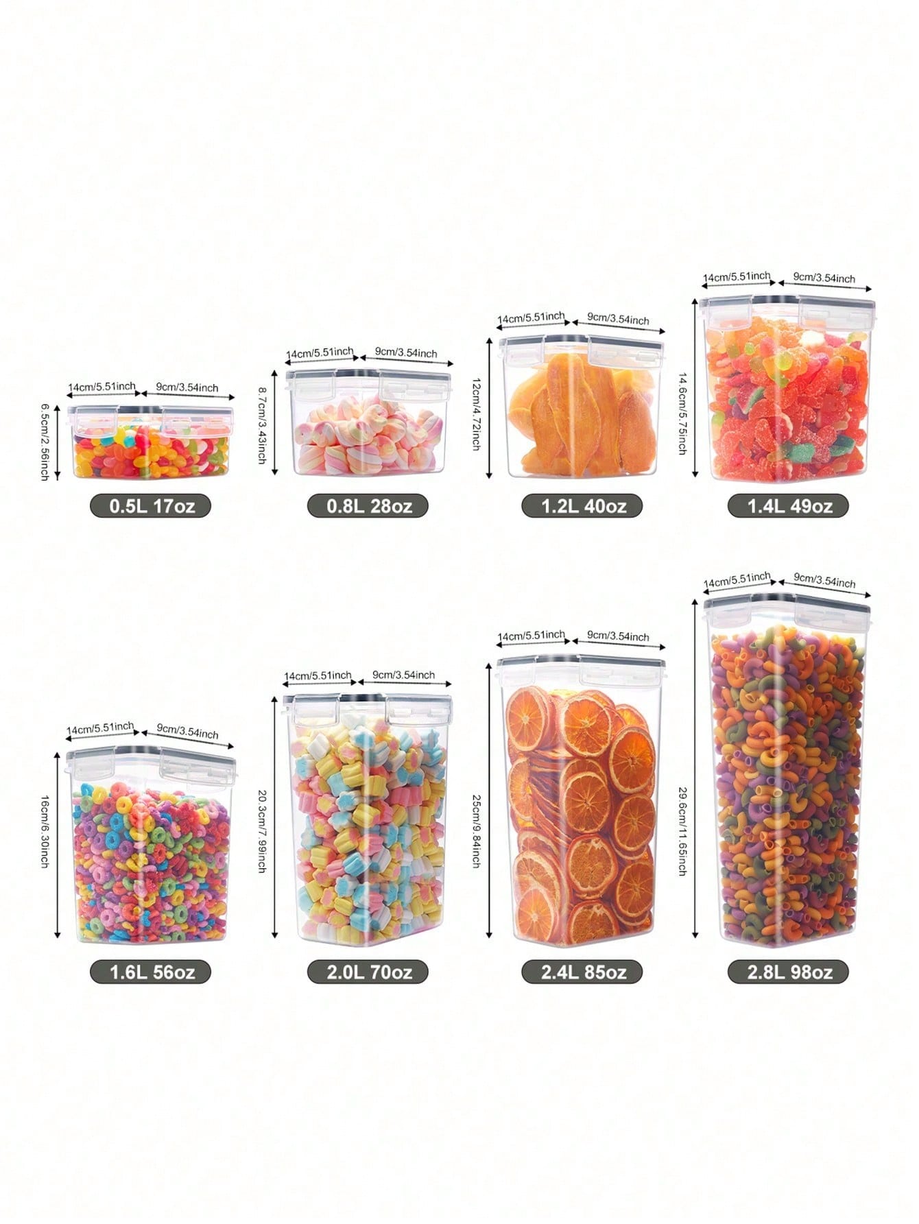48 Stück luftdichte Lebensmitt – Lock And Lock Food Storage Bewertung und Preis