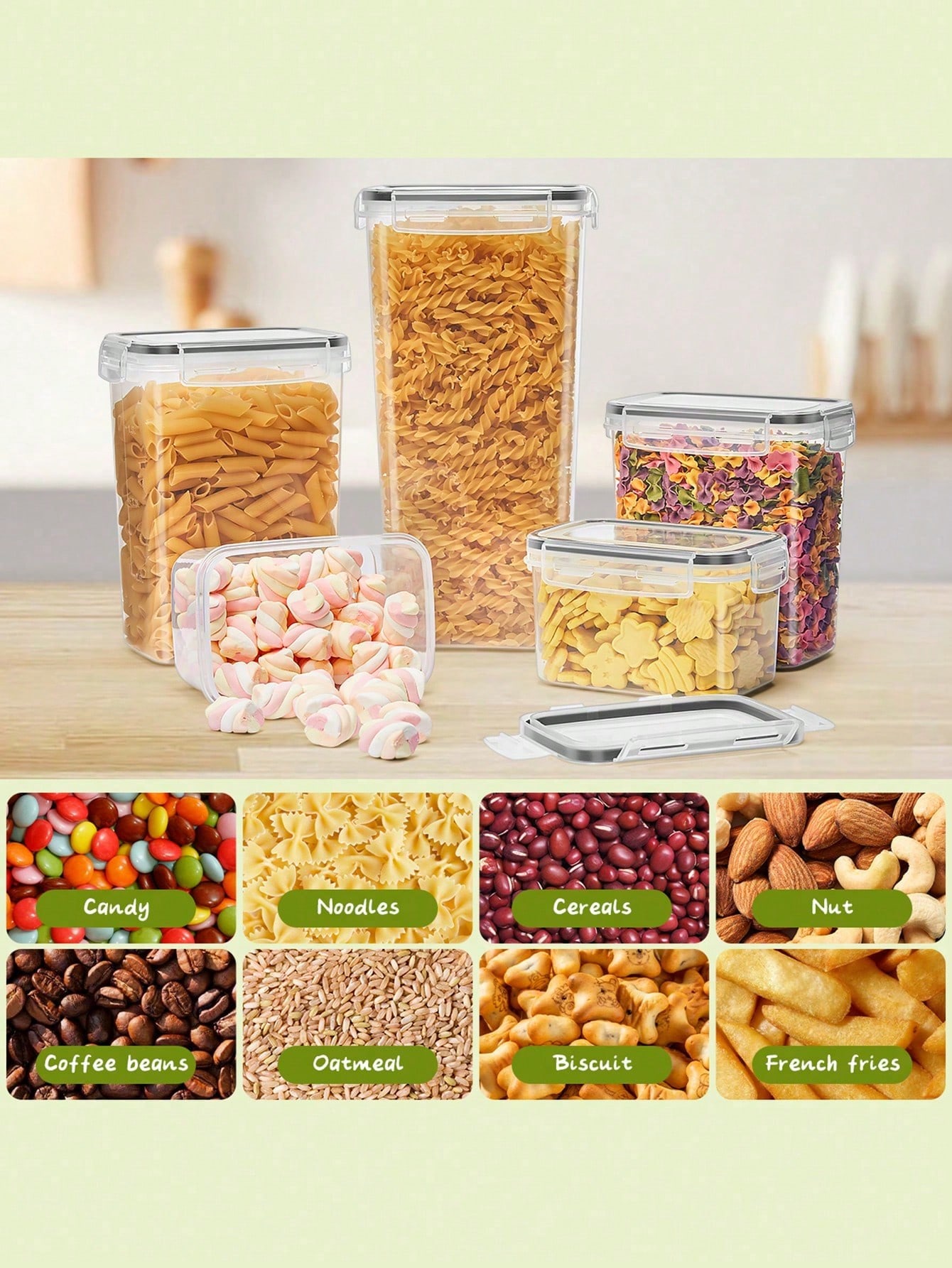 48 Stück luftdichte Lebensmitt – Lock And Lock Food Storage Bewertung und Preis