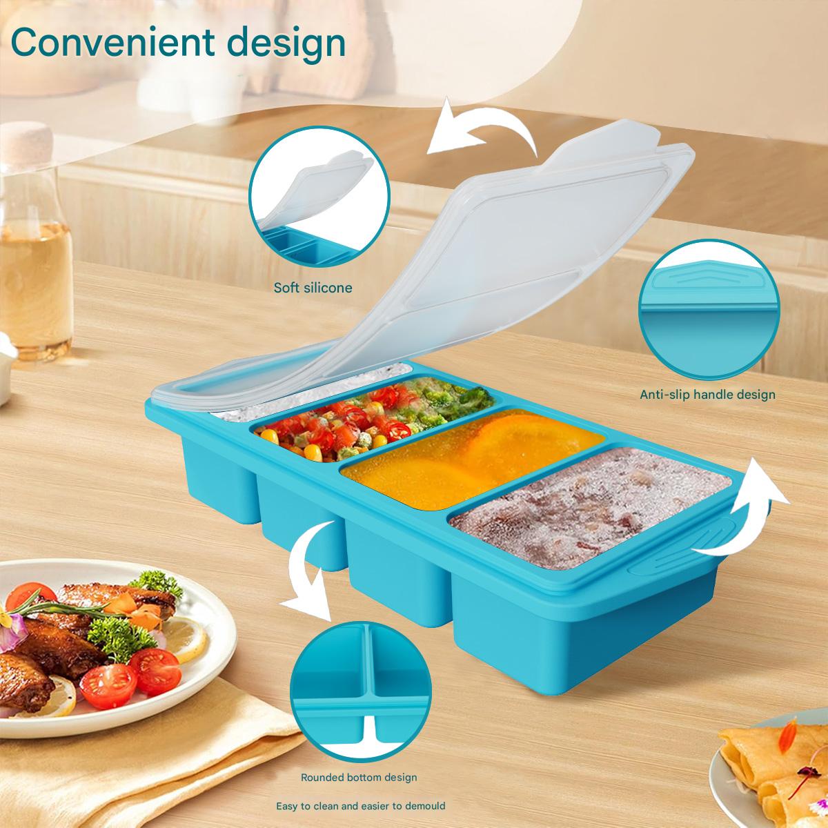 Große Silikon-Eiswürfelform mi – Xl Food Storage Containers With Lids Bewertung und Preis