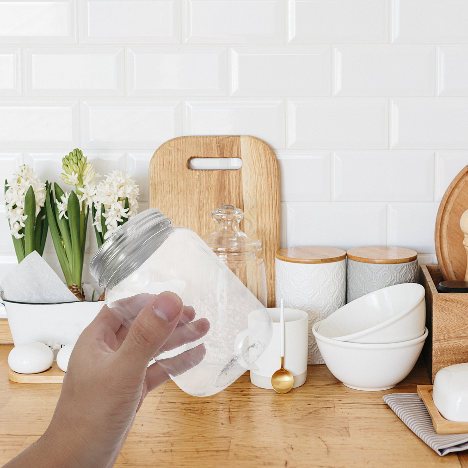 4 Stück durchsichtige Kunststo – Food Storage Airtight Bewertung und Preis