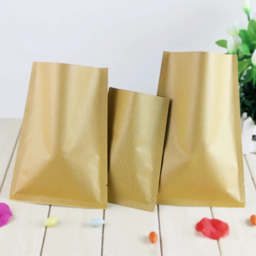 8*12 cm Open Top Braun Kraft P – Food Storage Mylar Bags Bewertung und Preis