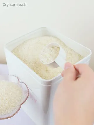 Rosa-weiße Küchen-, Bad- und W – Food Storage With Scoop Bewertung und Preis