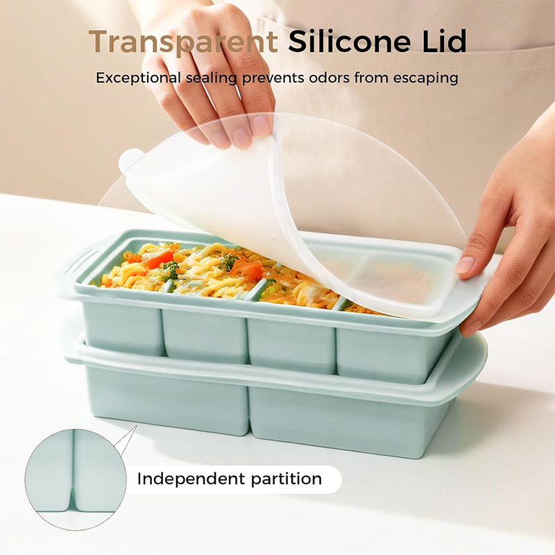 Silikon-Gefrierbehälter mit De – Xl Food Storage Containers With Lids Bewertung und Preis