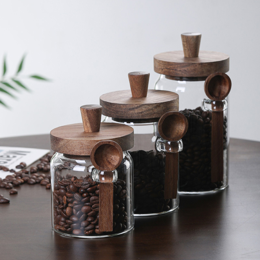 Lebensmittelaufbewahrungsbehäl – Food Storage Jars With Wooden Lids Bewertung und Preis