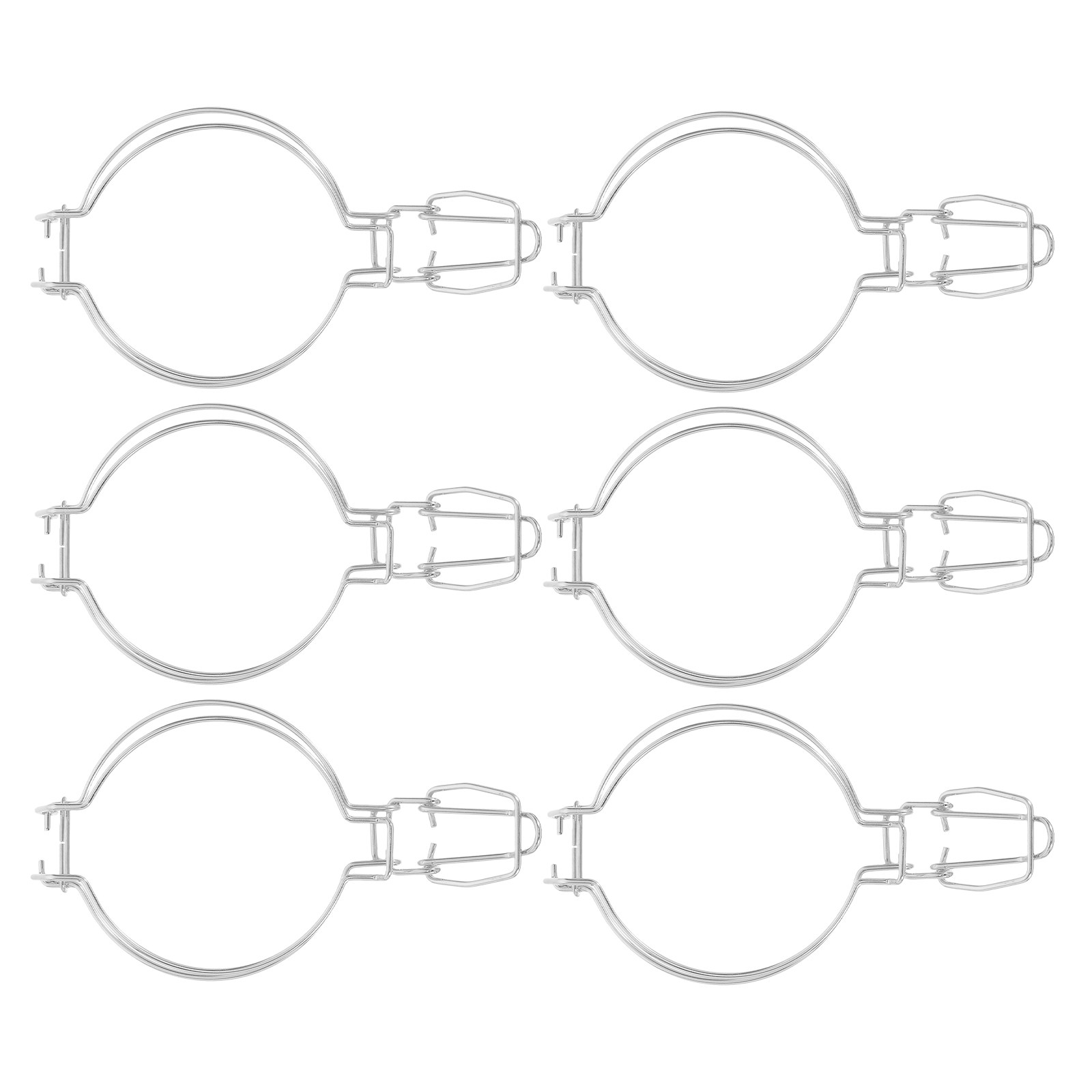 6 Stück Edelstahl-Verschlusssc – Lock And Lock Food Storage Bewertung und Preis