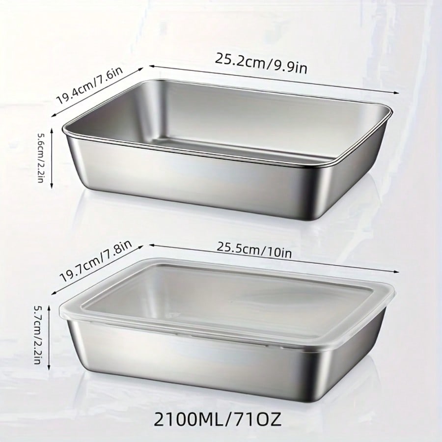 5-teiliges Edelstahl-Lebensmit – Xl Food Storage Containers With Lids Bewertung und Preis