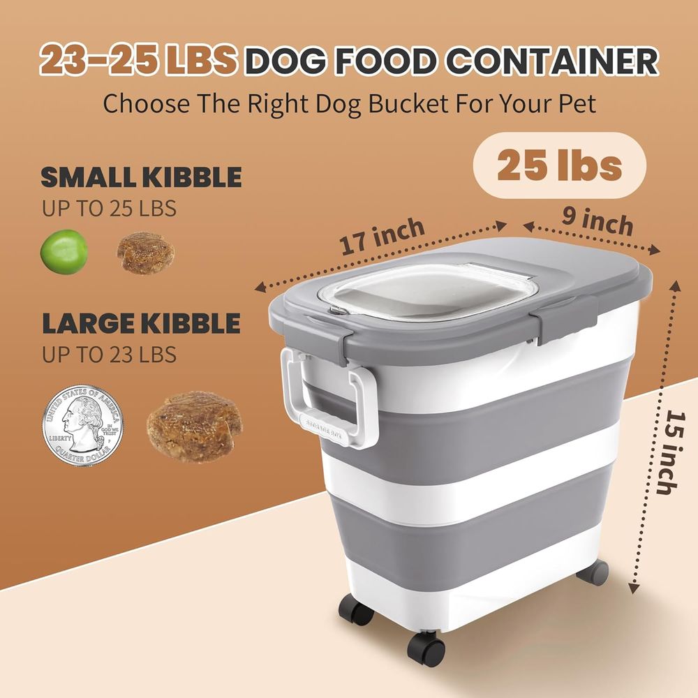 Luftdichter Hundefutter-Aufbew – Food Storage With Scoop Bewertung und Preis