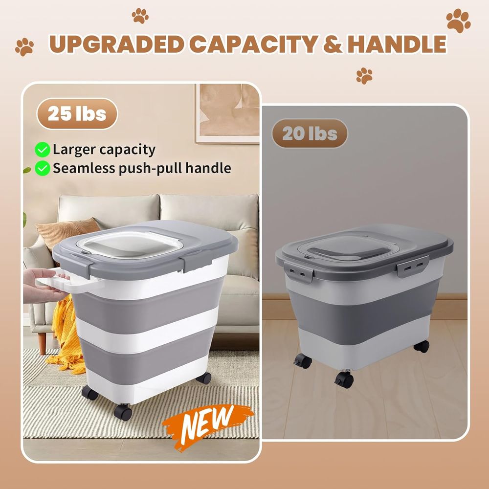 Luftdichter Hundefutter-Aufbew – Food Storage With Scoop Bewertung und Preis
