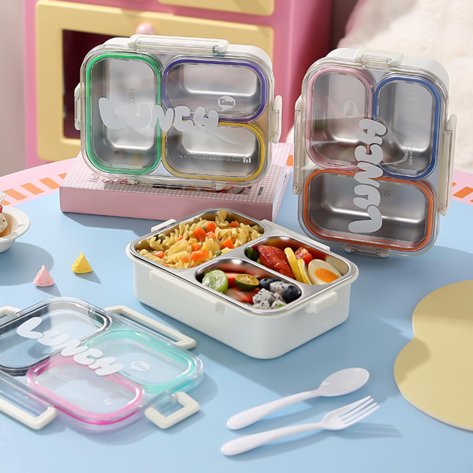 Edelstahl-Lunchbox, geteilt, a – Food Storage Quart Bewertung und Preis
