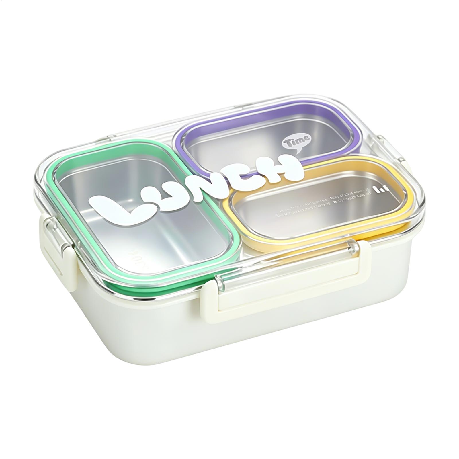 Edelstahl-Lunchbox, geteilt, a – Food Storage Quart Bewertung und Preis