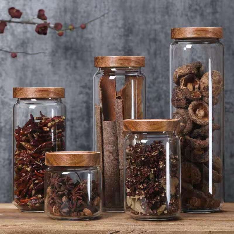 Runde Glas Rohr Glas Akazienho – Food Storage Youtube Bewertung und Preis