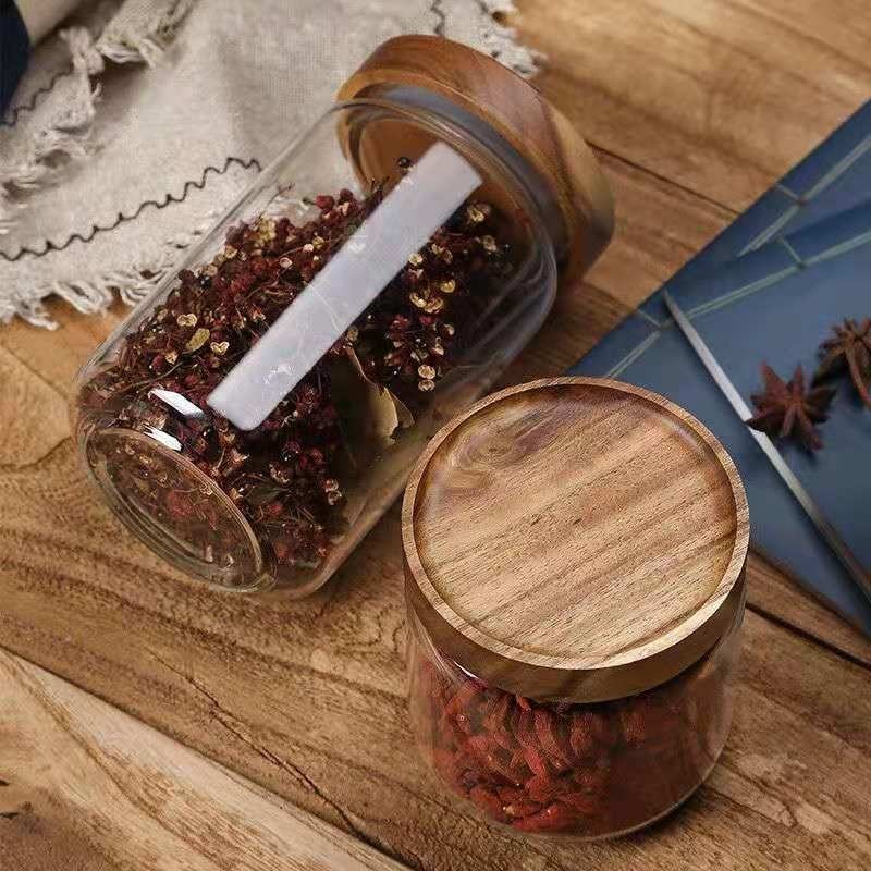 Runde Glas Rohr Glas Akazienho – Food Storage Youtube Bewertung und Preis