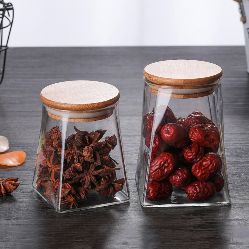 Glas-Aufbewahrungsbehälter für – Food Storage Jars With Wooden Lids Bewertung und Preis
