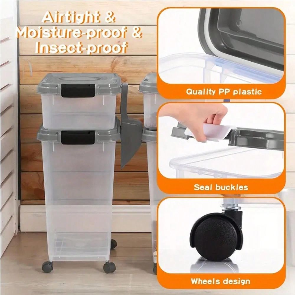 Lebensmittelbehälter, 30 Pfund – Food Storage With Scoop Bewertung und Preis