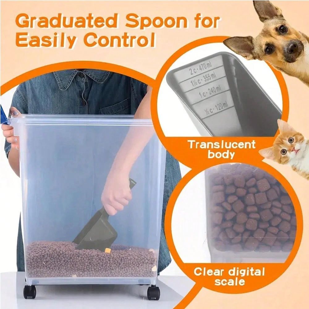 Lebensmittelbehälter, 30 Pfund – Food Storage With Scoop Bewertung und Preis