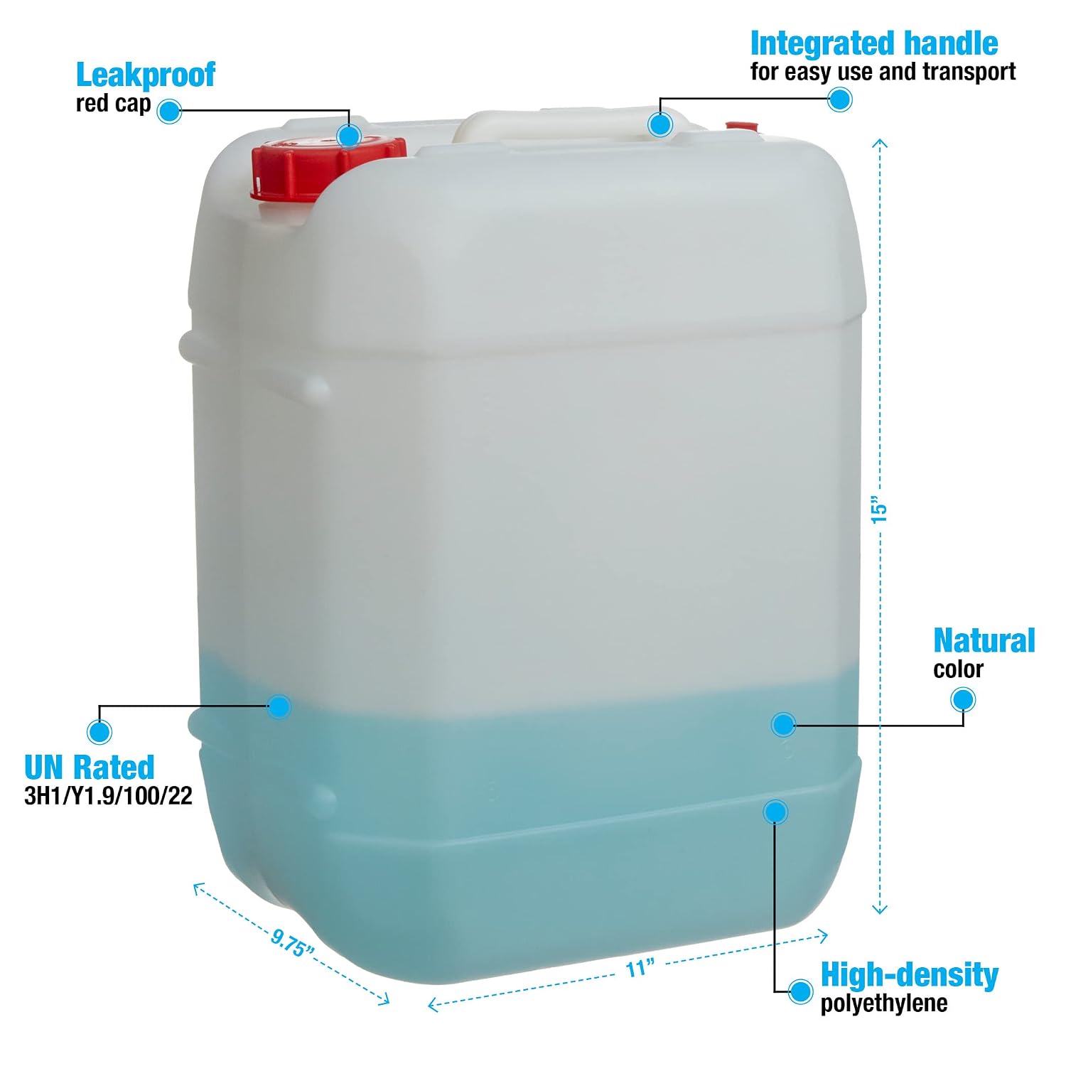 5-Gallonen stapelbarer Kunstst – Food Storage Container Bewertung und Preis