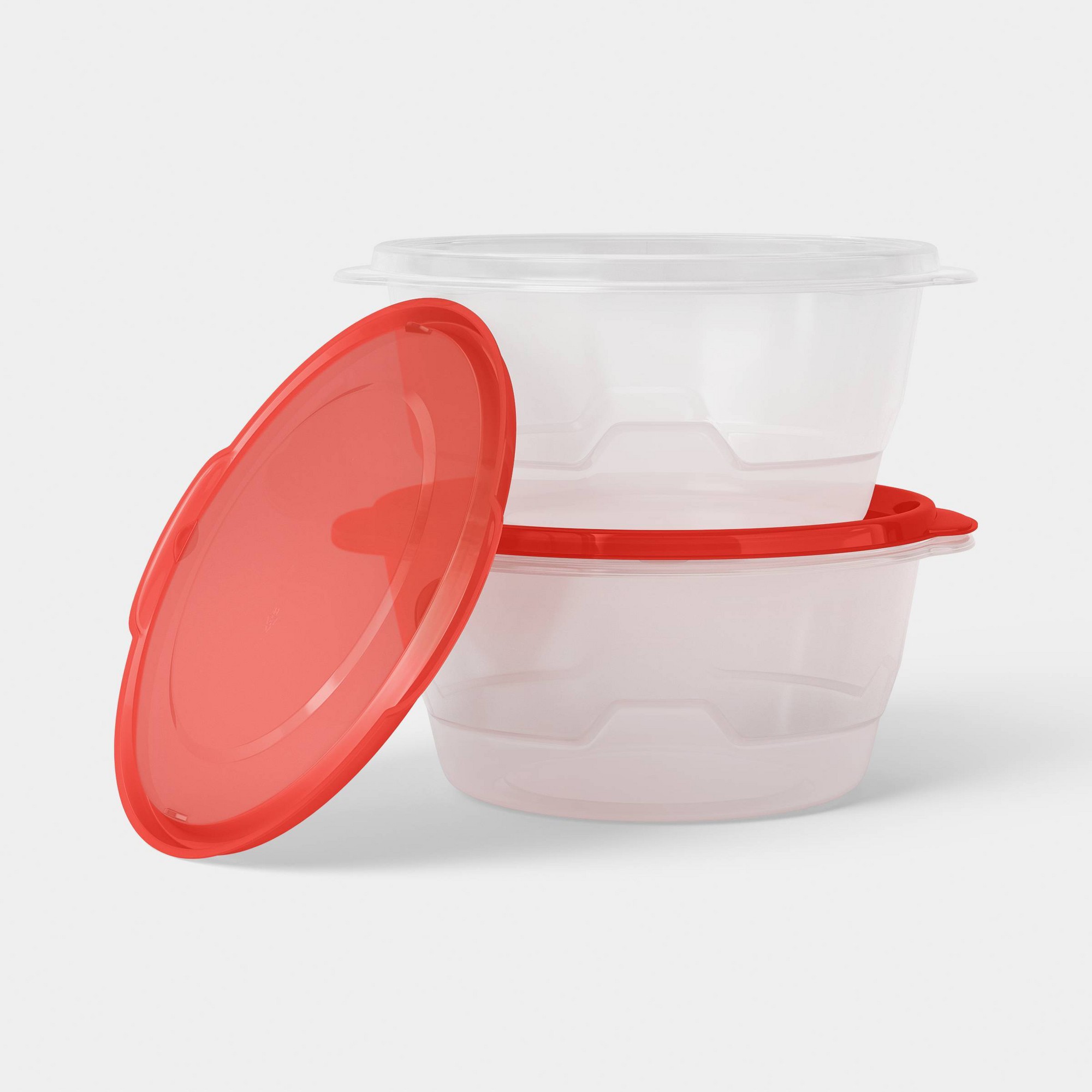 2ct große runde Lebensmittelbe – Food Storage Meal Prep Bewertung und Preis