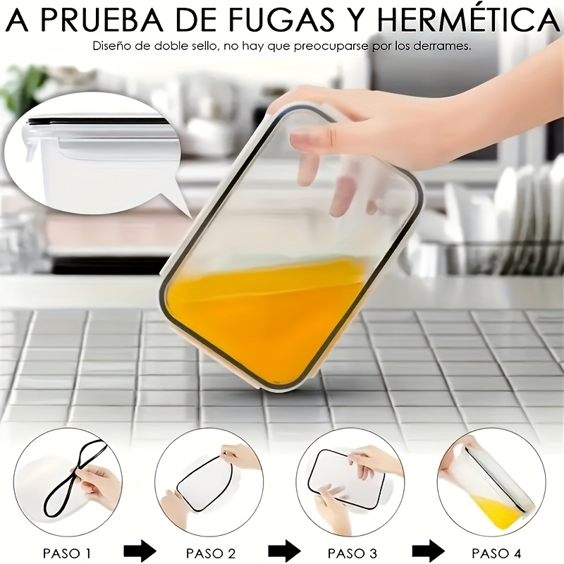 8-teiliges Set mit 4 Behältern – Food Storage Quart Bewertung und Preis